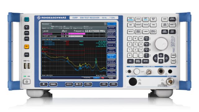 R&S罗德与施瓦茨 ESRP7 EMI电磁干扰测量接收机，频率范围 9kHz to 7GHz