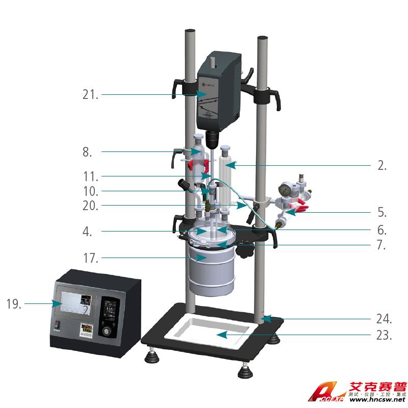 JULABO优莱博 1000ml压力反应釜，JRS-6437-238