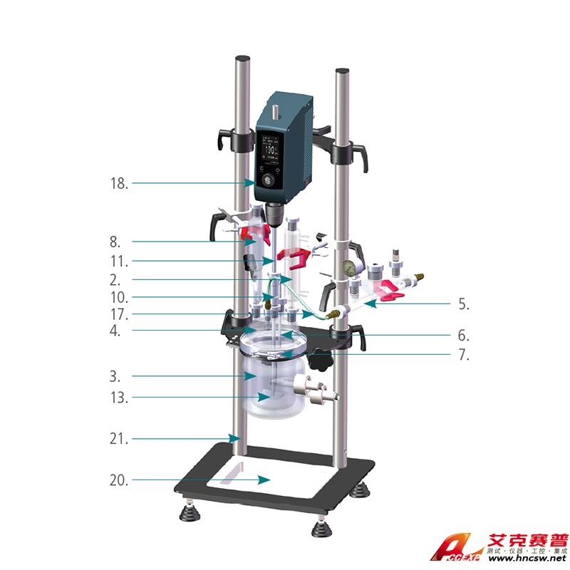 JULABO优莱博 3000ml压力反应釜， JRS-6438-253