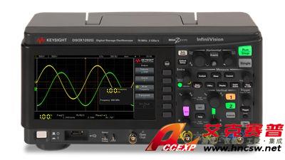 keysight是德 DSOX1202G 示波器：70/100/200 MHz，2 个模拟通道